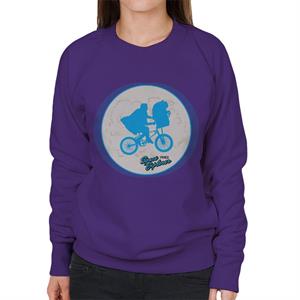 E.T. 1982 Space Explorer Flyin' High Women's Sweatshirt