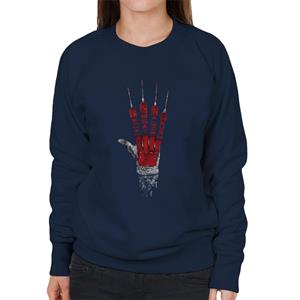 A Nightmare On Elm Street Freddy Krueger Fresh Meat Women's Sweatshirt