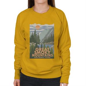 US National Parks Great Smoky Mountains Women's Sweatshirt