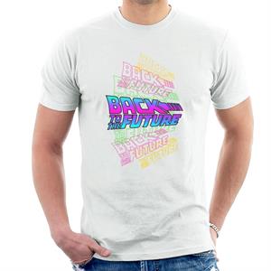 Back to the Future Logo Montage Men's T-Shirt