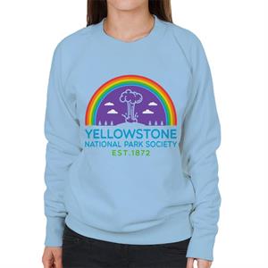 US National Parks Yellowstone Society Est 1872 Women's Sweatshirt