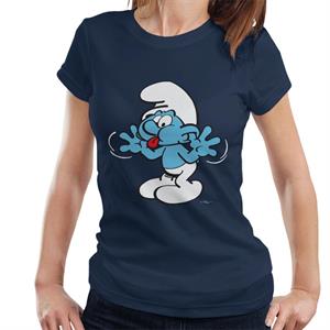 The Smurfs Blowing Raspberries Women's T-Shirt