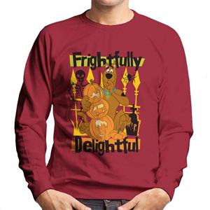 Scooby Doo Halloween Frightfully Delightful Men's Sweatshirt