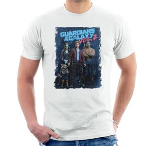 Marvel Guardians Of The Galaxy Vol 2 Poster Design Men's T-Shirt