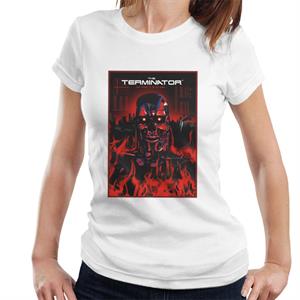 Terminator Your Future Is In Its Hands Endoskeleton Women's T-Shirt