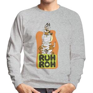 Scooby Doo Halloween Mummified Ruh Roh Men's Sweatshirt