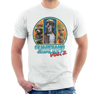 Marvel Guardians Of The Galaxy Vol 2 Main Characters Men's T-Shirt