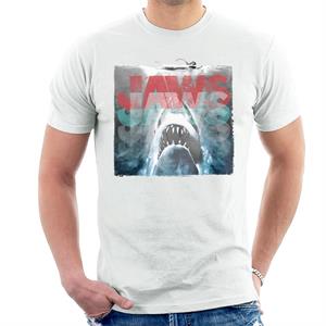 Jaws Layered Text Logo Men's T-Shirt