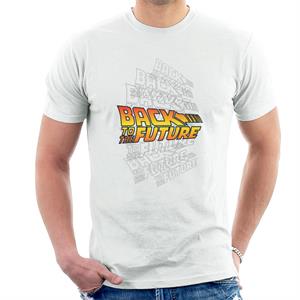 Back to the Future Classic Logo Montage Men's T-Shirt