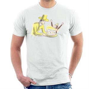 Curious George Birthday Cake Men's T-Shirt