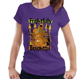 Scooby Doo Halloween Frightfully Delightful Women's T-Shirt