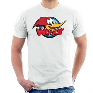 Woody Woodpecker Character Head Woody Logo Men's T-Shirt