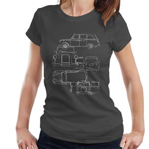 London Taxi Company Blueprint Women's T-Shirt