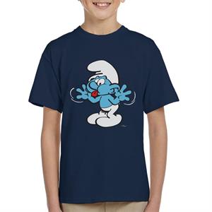 The Smurfs Blowing Raspberries Kid's T-Shirt