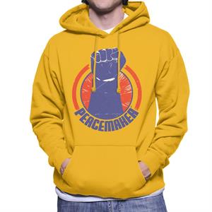 Peacemaker Blue Fist Men's Hooded Sweatshirt