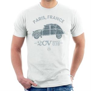 Citroen 2CV Drivers Club Paris France Men's T-Shirt