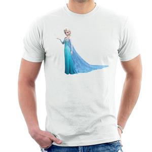 Disney Frozen Elsa Levitating Snowflake Men's T-Shirt