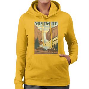 US National Parks Yosemite Waterfall Women's Hooded Sweatshirt