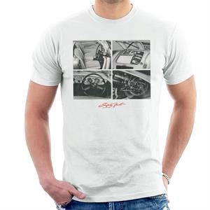 MG Safety Fast Montage British Motor Heritage Men's T-Shirt