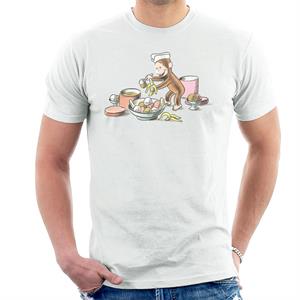 Curious George Ice Cream And Bananas Men's T-Shirt