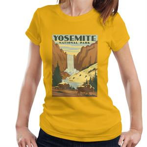 US National Parks Yosemite Waterfall Women's T-Shirt