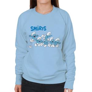 The Smurfs All Excited Women's Sweatshirt