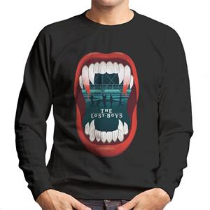 The Lost Boys Fangs Silhouette Men's Sweatshirt