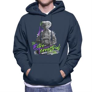 E.T. The Extra Terrestrial Retro Signature Men's Hooded Sweatshirt