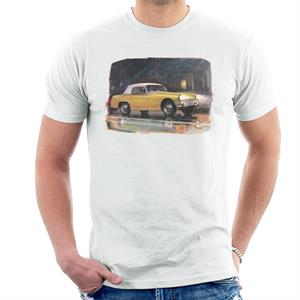 Austin Healey Yellow British Motor Heritage Men's T-Shirt