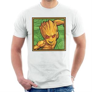 Marvel Guardians Of The Galaxy Teenage Groot Grin Men's T-Shirt