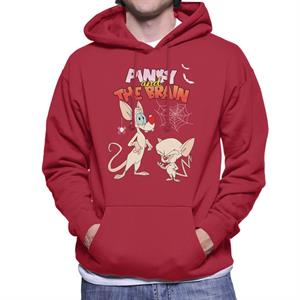 Animaniacs Pinky And The Brain Halloween Creepy Crawlies Men's Hooded Sweatshirt