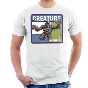 The Creature From The Black Lagoon Warning Men's T-Shirt