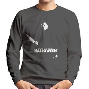 Halloween Michael Myers Silhouette In The Darkness Men's Sweatshirt