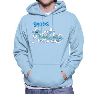 The Smurfs All Excited Men's Hooded Sweatshirt