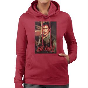 Evil Dead 2 Ash Williams Women's Hooded Sweatshirt