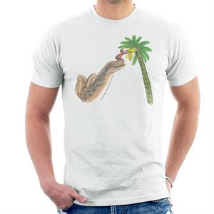 Curious George Dinosaur Palm Tree Men's T-Shirt