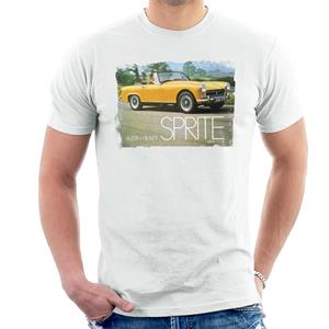 Austin Healey Sprite Mark IV Yellow British Motor Heritage Men's T-Shirt