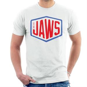 Jaws Since 1975 Red Text Men's T-Shirt