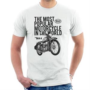 BSA The Most Popular Motorcycle In The World Men's T-Shirt