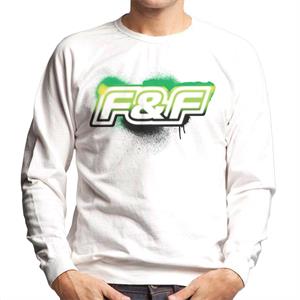 The Fast and The Furious Green Spray Logo Men's Sweatshirt