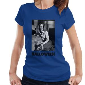 Halloween Laurie Strode Hiding From Michael Women's T-Shirt