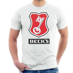 Beck's Logo Filled Red Key Men's T-Shirt