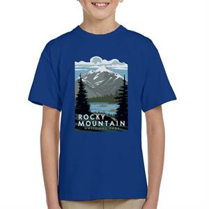 US National Parks Rocky Mountain National Park Kid's T-Shirt