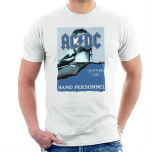 AC/DC Summer 1991 Band Personnel Men's T-Shirt