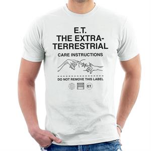 E.T. The Extra Terrestrial Care Instructions Men's T-Shirt