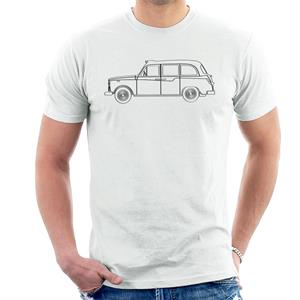 London Taxi Company TX4 Light Outline Men's T-Shirt