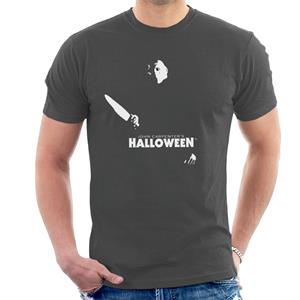 Halloween Michael Myers Silhouette In The Darkness Men's T-Shirt