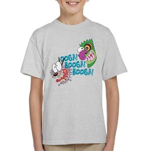 Courage The Cowardly Dog Halloween Ooga Booga Booga Kid's T-Shirt