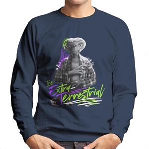 E.T. The Extra Terrestrial Retro Signature Men's Sweatshirt