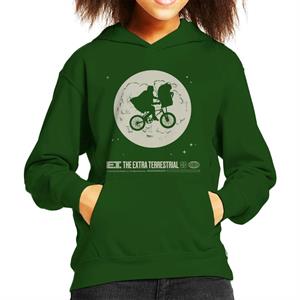 E.T. 1982 Space Explorer Bike Flyin' High Kid's Hooded Sweatshirt